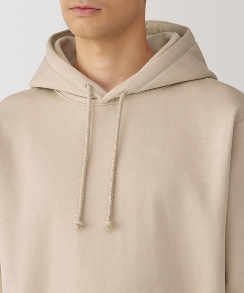 無印良品（ムジルシリョウヒン）の「紳士　スウェットプルパーカ（パーカー・メンズ・ネイビー/イエロー系/アイボリー/ブラック/ダークグリーン/グレー・XL/L/M/S）」の10枚目の写真