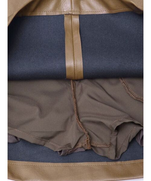 MURUA（ムルーア）の「【SET UP対応】ヴィンテージライクフェイクレザーミニスカート（スカート・レディース・ブラウン/ブラック/ブルー・1/2）」の21枚目の写真