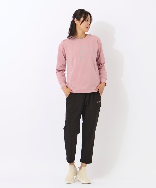 FILA(フィラ)の「ツインレイヤー ロングパンツ(その他パンツ・レディース・グレー/ネイビー/ブラック・X-LARGE/MEDIUM/LARGE)」の4枚目の写真