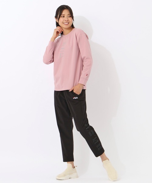 FILA(フィラ)の「ツインレイヤー ロングパンツ(その他パンツ・レディース・グレー/ネイビー/ブラック・X-LARGE/MEDIUM/LARGE)」の5枚目の写真