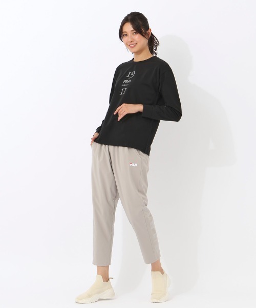 FILA(フィラ)の「ツインレイヤー ロングパンツ(その他パンツ・レディース・グレー/ネイビー/ブラック・X-LARGE/MEDIUM/LARGE)」の14枚目の写真