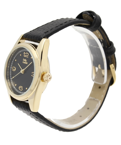 Daily russet（デイリー ラシット）の「Daily リストウォッチ(ブラック)（アナログ腕時計・レディース・ブラック/レッド/グレー/ベージュ/ネイビー・FREE）」の8枚目の写真