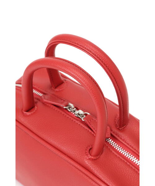 N.（N. Natural Beauty Basic）（エヌエヌナチュラルビューティーベーシック）の「◆スクエアボストンバッグ（ボストンバッグ・レディース・レッド/シルバー/ブラック・ﾌﾘ-）」の18枚目の写真