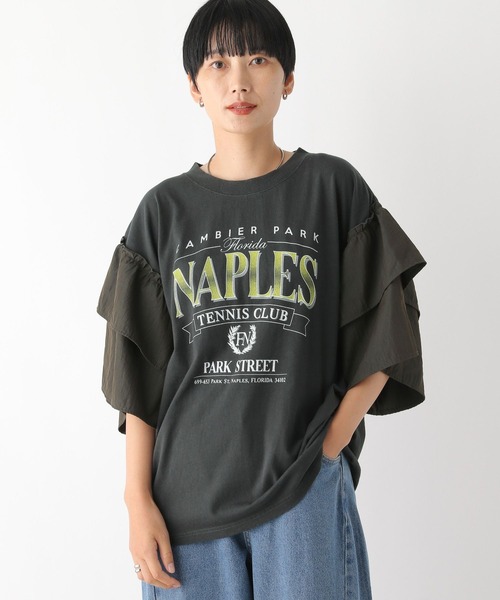 LEPSIM(レプシィム)の「サイド布帛カット 141597(Tシャツ/カットソー・レディース・ブラック/オフホワイト・FREE)」の20枚目の写真