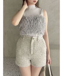 dazzlin | 【セットアップ対応】コンパクトツイードショートパンツ(その他パンツ)