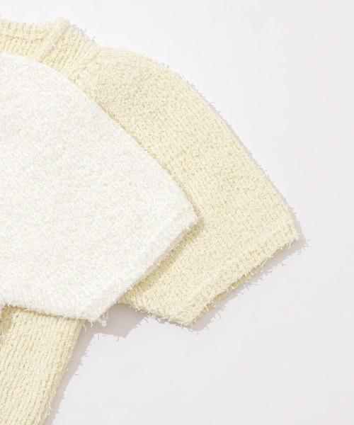 flower(フラワー)の「レディニットトップ(ニット/セーター・レディース・ホワイト/レモンイエロー・FREE)」の19枚目の写真
