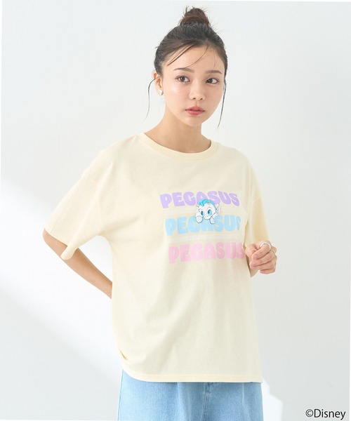 Disney(ディズニー)の「ヘラクレス/ゆるTee(Tシャツ/カットソー・レディース・ホワイト/ラベンダー/イエロー・FREE)」の5枚目の写真