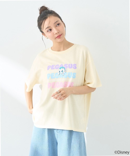 Disney(ディズニー)の「ヘラクレス/ゆるTee(Tシャツ/カットソー・レディース・ホワイト/ラベンダー/イエロー・FREE)」の7枚目の写真