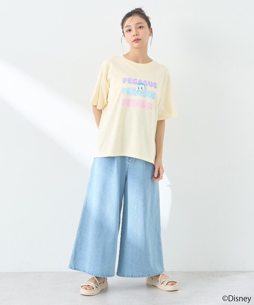 Disney(ディズニー)の「ヘラクレス/ゆるTee(Tシャツ/カットソー・レディース・ホワイト/ラベンダー/イエロー・FREE)」の8枚目の写真