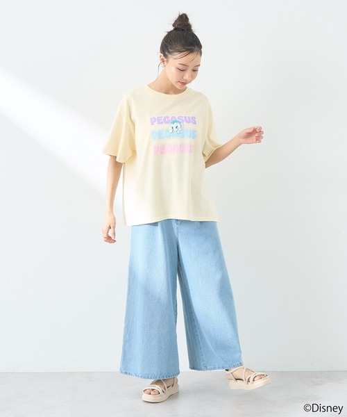 Disney(ディズニー)の「ヘラクレス/ゆるTee(Tシャツ/カットソー・レディース・ホワイト/ラベンダー/イエロー・FREE)」の9枚目の写真