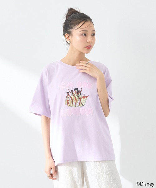 Disney(ディズニー)の「ヘラクレス/ゆるTee(Tシャツ/カットソー・レディース・ホワイト/ラベンダー/イエロー・FREE)」の11枚目の写真