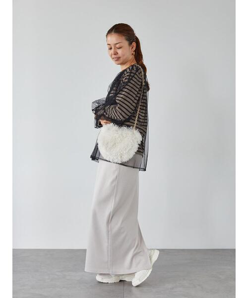 Lugnoncure(ルノンキュール)の「無地スパンコールアソートチュールトップス(その他トップス・レディース・ブラック/ベージュ/シルバー・F)」の10枚目の写真