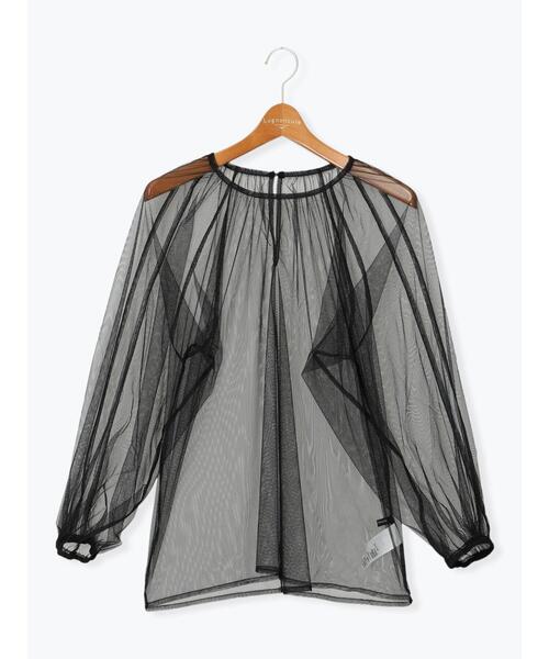 Lugnoncure(ルノンキュール)の「無地スパンコールアソートチュールトップス(その他トップス・レディース・ブラック/ベージュ/シルバー・F)」の15枚目の写真