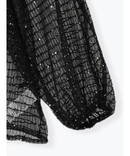 Lugnoncure(ルノンキュール)の「無地スパンコールアソートチュールトップス(その他トップス・レディース・ブラック/ベージュ/シルバー・F)」の20枚目の写真