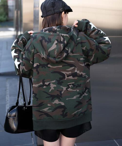 PGG◾️ナイロンパーカー◾️ マーブル柄 リアルツリーカモフラBIGZIPパーカー｜WEGO（ウィゴー） – WEGO ONLINE