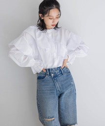 LOWRYS FARM | ショートフリルシャツ 135780(シャツ/ブラウス)