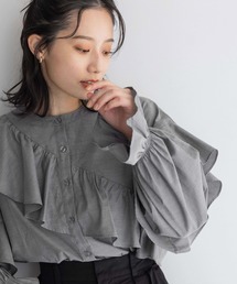 LOWRYS FARM | ショートフリルシャツ 135780(シャツ/ブラウス)