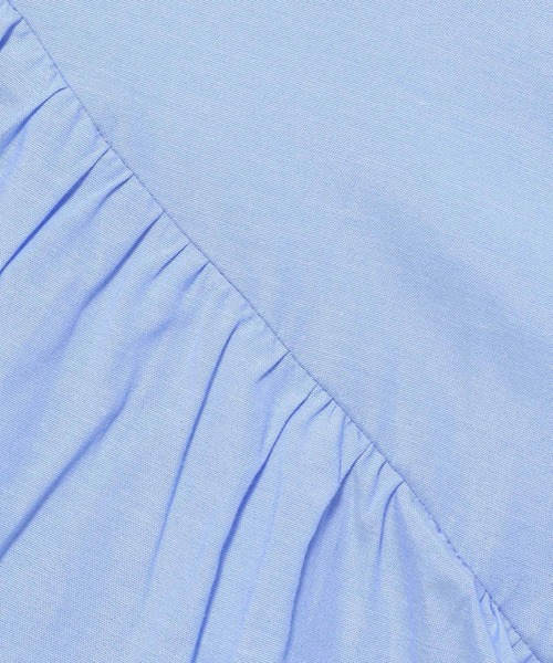 LOWRYS FARM（ローリーズファーム）の「ショートフリルシャツ 135780（シャツ/ブラウス・レディース・チャコールグレー/オフホワイト/ブルー・FREE）」の15枚目の写真