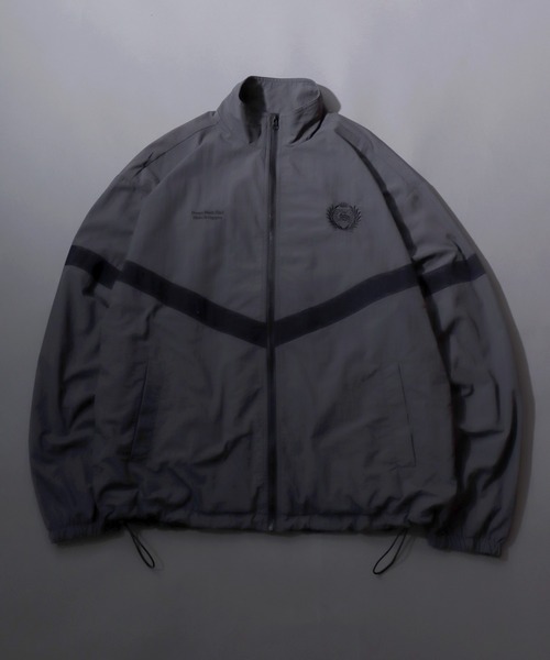 SITRY(シトリー)の「2026AW新色新型追加 SITRY Nylon Track Jacket/別注 オーバーサイズ ブロークコア ナイロンジャケット トラックジャケット ブルゾン セットアップ対応(ナイロンジャケット・メンズ・ブラック系その他/ブラック/ライトグレー/チャコール/ブラウン/グレー系その他2/グレー系その他/ネイビー/ネイビー系/ブラック系その他2・M/L/LL)」の8枚目の写真
