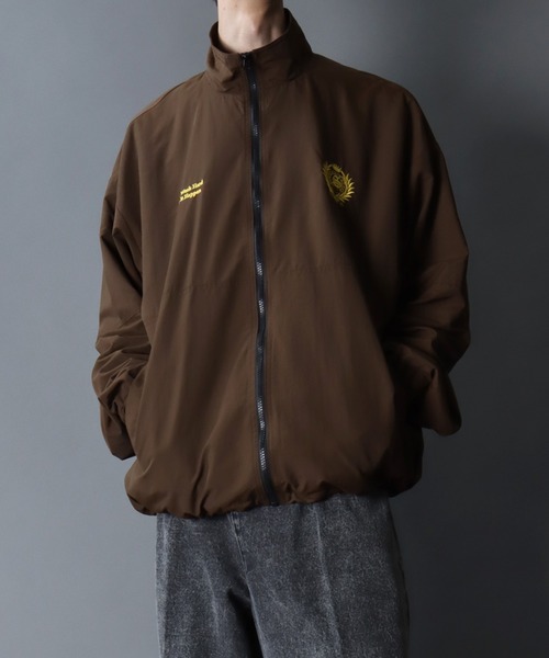 HM出品☆BTRO☆ジャケット☆ナイロンブルゾン BAY CREST ナイロンジャケット Cyber nylon BIG blouson