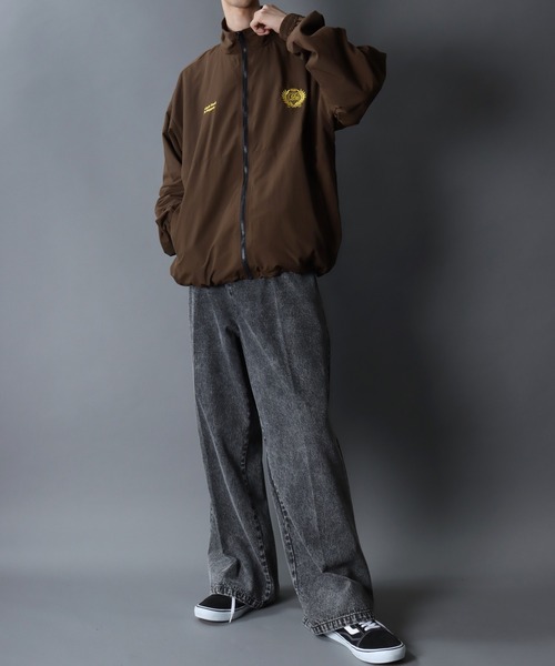 セール】SITRY Nylon Track Jacket/別注 オーバーサイズ ブロークコア