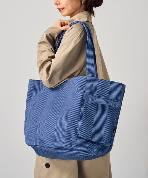 ROOTOTE(ルートート)の「【ROOTOTE】SN.ミディアム.リサイクルコットンH-A 1286※(トートバッグ・レディース・ベージュ/グレー/ネイビー/ダークベージュ/ミント/サックスブルー/ピンク・FREE)」の18枚目の写真