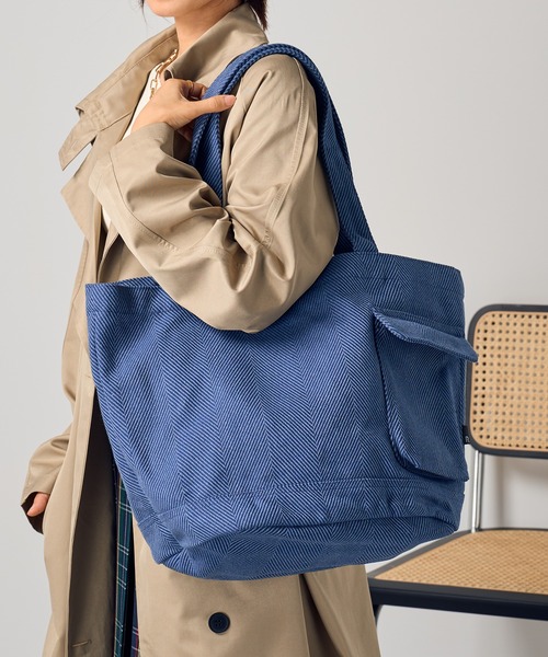 ROOTOTE(ルートート)の「【ROOTOTE】SN.ミディアム.リサイクルコットンH-A 1286※(トートバッグ・レディース・ベージュ/グレー/ネイビー/ダークベージュ/ミント/サックスブルー/ピンク・FREE)」の20枚目の写真