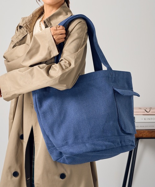 ROOTOTE(ルートート)の「【ROOTOTE】SN.ミディアム.リサイクルコットンH-A 1286※(トートバッグ・レディース・ベージュ/グレー/ネイビー/ダークベージュ/ミント/サックスブルー/ピンク・FREE)」の19枚目の写真