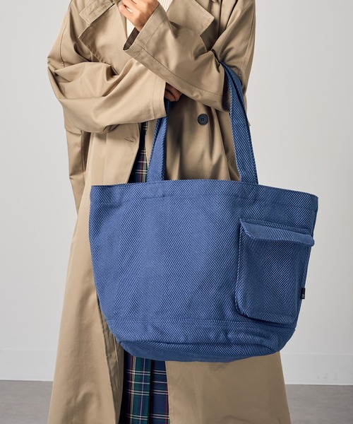ROOTOTE(ルートート)の「【ROOTOTE】SN.ミディアム.リサイクルコットンH-A 1286※(トートバッグ・レディース・ベージュ/グレー/ネイビー/ダークベージュ/ミント/サックスブルー/ピンク・FREE)」の21枚目の写真