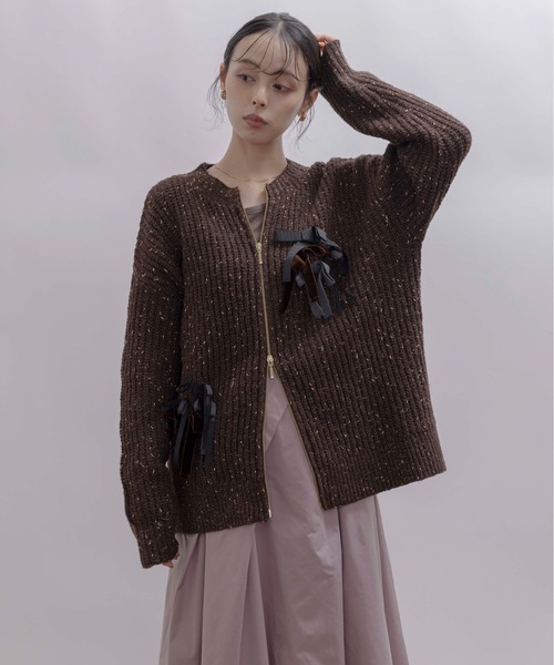 Eimee Law（エイミーロウ）の「ランダムリボンラメネップZIP