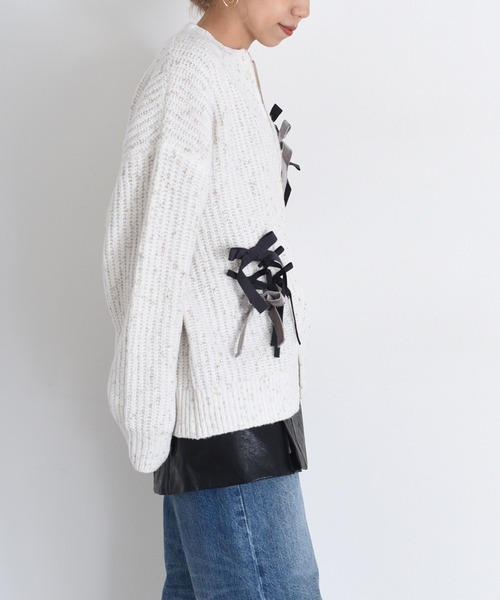 ランダムリボンラメネップZIPカーデ Eimee Law│Eimee Law & LHELBIE