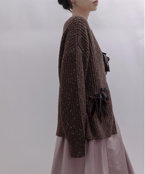 ランダムリボンラメネップZIPカーデ Eimee Law│Eimee Law