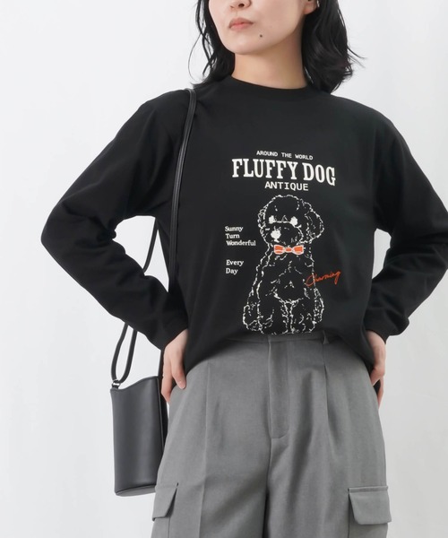 dogs ロンT ブラックバージョン LUCA/LADY LUCK LUCA（ルカ/レディラックルカ）の「LC/LLL ドッグ