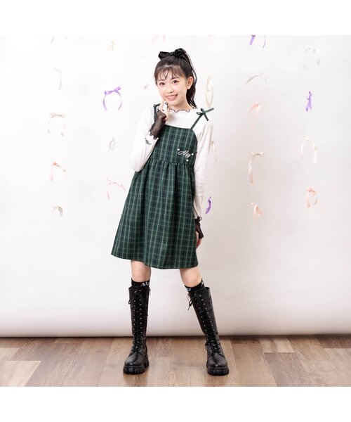 algy(アルジー)の「ボリュームソールレースアップロングブーツ(ブーツ・キッズ・ブラック・23/24/22.5/23.5)」の9枚目の写真