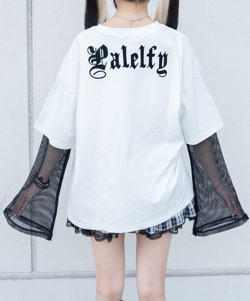 Pal elfy（パルエルフィー）の「ドッキングイラストＴシャツ（Tシャツ/カットソー・レディース・オフホワイト/ブラック/ブラック系その他2/ホワイト系その他/チャコールグレー/ホワイト系その他4/グレー系その他/ホワイト系その他3・フリー）」の17枚目の写真