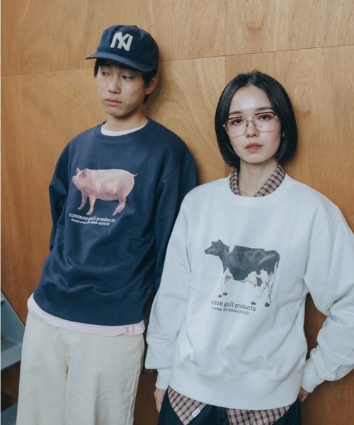 common gull products. 吹き寄せられたスウェット セール】吹き寄せられたスウェット（スウェット）｜common gull