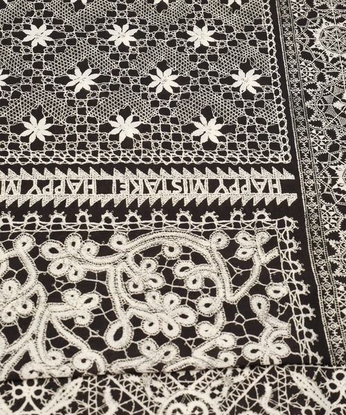 mintdesigns(ミントデザインズ)の「LACE COLLAGE SKIRT / レースコラージュスカート(スカート・レディース・ブラック/グレー・2)」の13枚目の写真