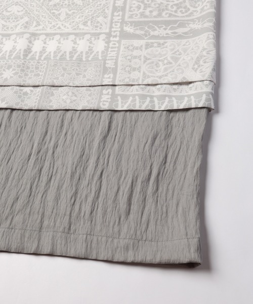 mintdesigns(ミントデザインズ)の「LACE COLLAGE SKIRT / レースコラージュスカート(スカート・レディース・ブラック/グレー・2)」の18枚目の写真