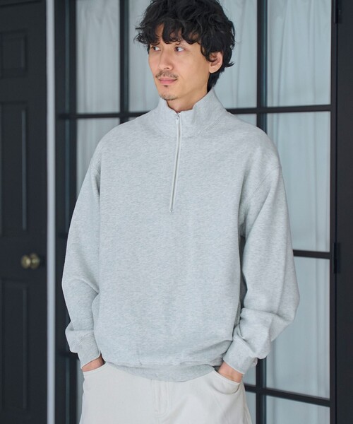 【セール】ハーフジップスウェット（スウェット）｜RONEL（ロネル）