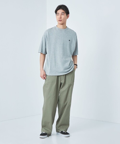 green label relaxing(グリーンレーベルリラクシング)の「【別注/WEB限定】<3/2 WORKS>GLR ユーティリティ パンツ(チノパンツ・メンズ・ブラック/オフホワイト/ケリーグリーン・L/XS/XL/S/M)」の5枚目の写真