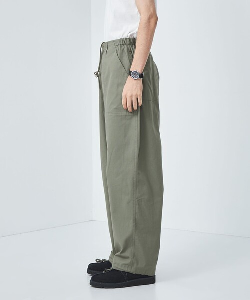 green label relaxing(グリーンレーベルリラクシング)の「【別注/WEB限定】<3/2 WORKS>GLR ユーティリティ パンツ(チノパンツ・メンズ・ブラック/オフホワイト/ケリーグリーン・L/XS/XL/S/M)」の18枚目の写真