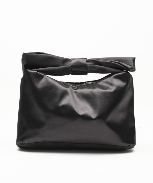 ZAKKA-BOX(ザッカボックス)の「リボンハンドルバッグ(ハンドバッグ・レディース・アイボリー/ブラック・FREE)」の13枚目の写真