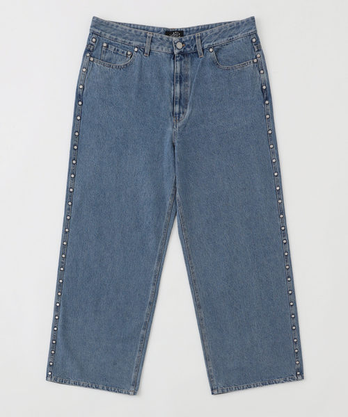 【セール】【AFB / エーエフビー】SUPER BAGGY STUDDED PANTS（デニムパンツ）｜AFB（エーエフビー）