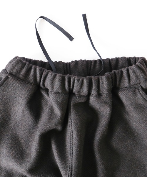 HARVESTY(ハーベスティ)の「HARVESTY / ハーベスティー DOUBLE FACE WOOL TWEED CROPPED EASY CIRCUS PANTS ツイード イージー サーカスパンツ(その他パンツ・レディース・ブラウン/チャコールグレー・1/2)」の22枚目の写真
