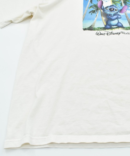 ヴィンテージ　ディズニー　Disney　リロ&スティッチ　00's古着　Tシャツ スティッチ Tシャツ XLサイズ グレー 00s LILO＆STITCH リロ