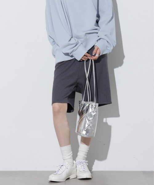 Apo(s)ture(アポスチャー)の「DUA-004/ウールライクサルエルイージーハーフパンツ(その他パンツ・レディース・ベージュ/ネイビー/カーキ/グレー・XS/S/M/L/XL)」の12枚目の写真