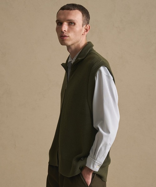 専用 VICTIMドライバーズニットベストとビッグチェックシャツ 専用