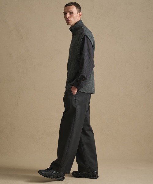 walenode ヘンプ ドライバーズニット comoli ニットベスト ドライバーズニットベスト（ニット/セーター）｜PUBLIC TOKYO