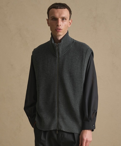 ドライバーズニットベスト（ニット/セーター）｜PUBLIC TOKYO