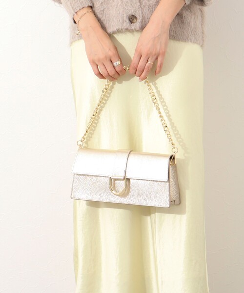 NOLLEY’S（ノーリーズ）の「メタルポイントショルダーメタリック（ショルダーバッグ・レディース・ゴールド・FREE）」の5枚目の写真